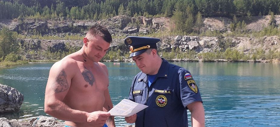 Спасатели напомнили горожанам, что в Карпинске нет мест, разрешенных для купания