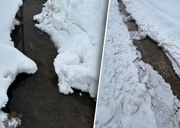 В северной части Карпинска прорвало трубу. Коммунальщики отключили воду и выясняют причину утечки