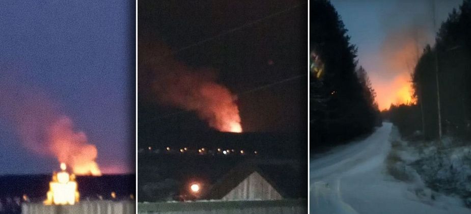 Карпинцы обеспокоились огненным заревом в стороне Кытлыма. Что горело