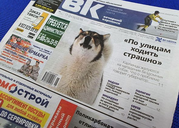 О проблеме бродячих собак и судьбе закрытого полигона ТБО читайте в свежем номере «Вечернего Карпинска»