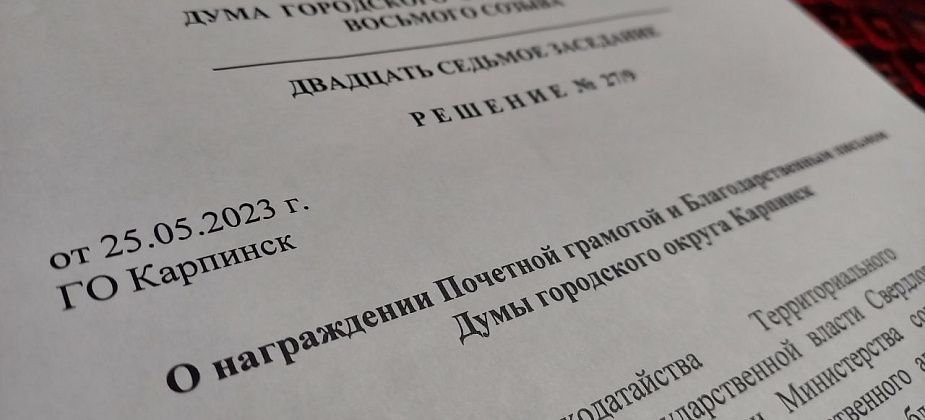 Депутаты отметили наградами Думы девять соцработников и одного предпринимателя