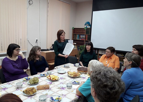 В библиотеке прошла встреча членов местного отделения Всероссийского общества слепых