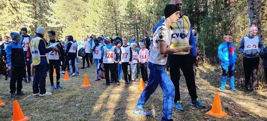 Лесной кросс. В Карпинске состоялся легкоатлетический кросс на горе Липовой