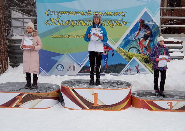Карпинская лыжница заняла первое место на областных соревнованиях