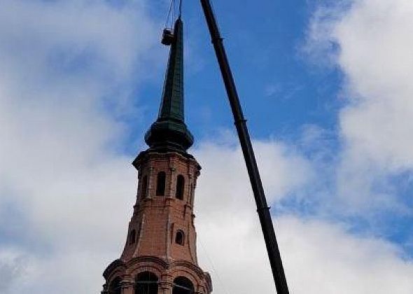 У Введенского собора достроили колокольню