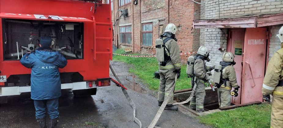 На территории котельной №13 прошла антитеррористическая тренировка