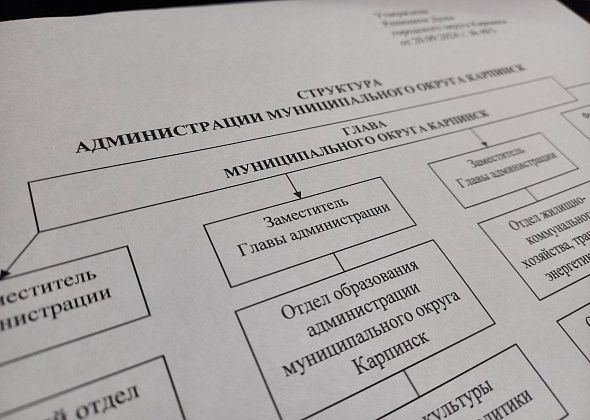 В администрации Карпинска утвердили переименование должностей и отделов