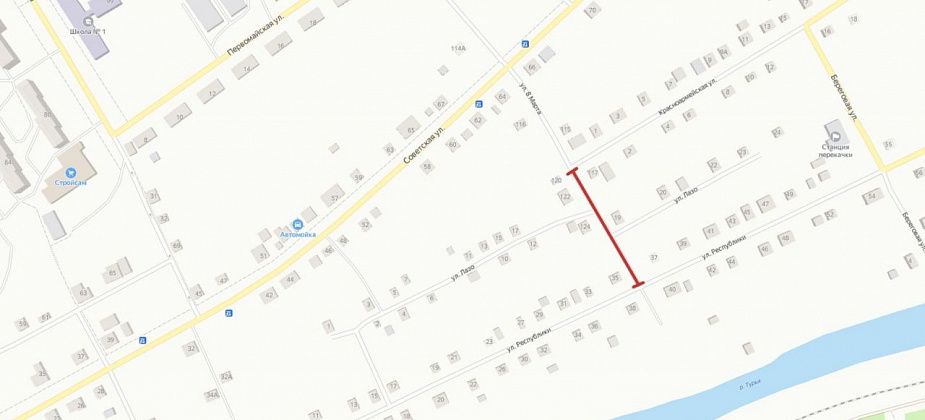 Участок улицы 8 Марта в южной части Карпинска закроют от автомобилей на два дня