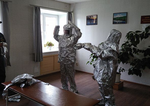 В пожарной части прошел день открытых дверей и выставка пожарно-спасательной техники
