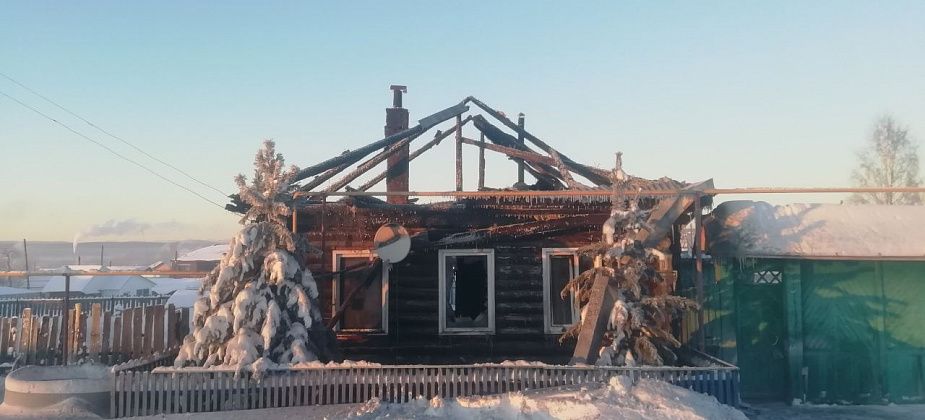 На улице Свободы сгорел частный дом
