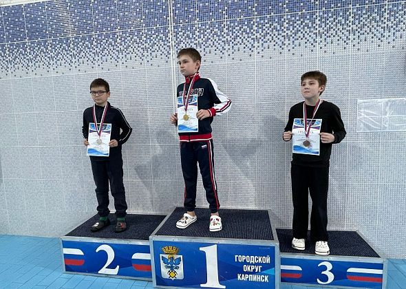 Карпинские пловцы заняли шесть призовых мест на открытом первенстве