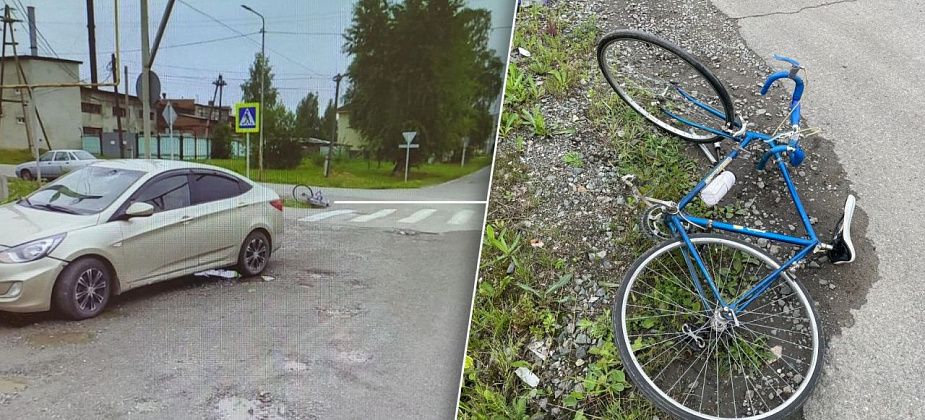 В Карпинске пожилой велосипедист-спортсмен попал в ДТП