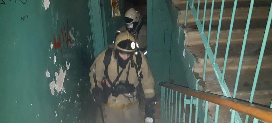 В бывшем общежитии по 8 Марта произошел пожар