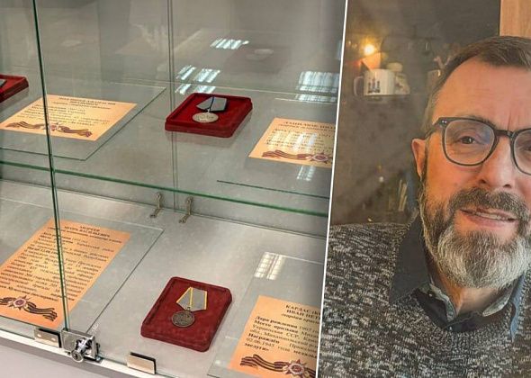 Карпинец из Германии передал краеведческому музею награды времен ВОВ