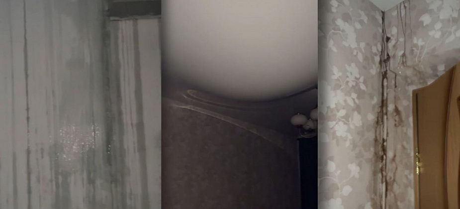 УК задокументировала ущерб от потопа в многоквартирном доме, у которого ремонтируют крышу