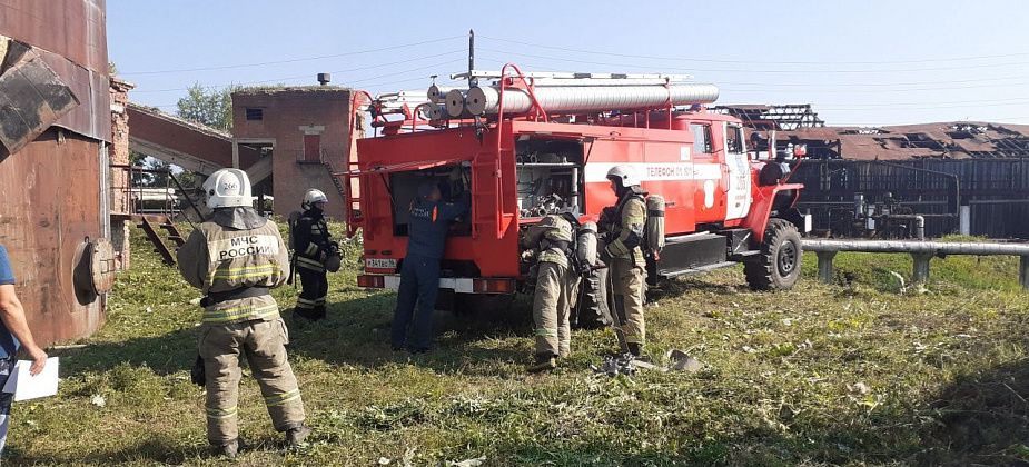 На мазутохранилище МУП «Ресурс» отрабатывали действия при ЧП