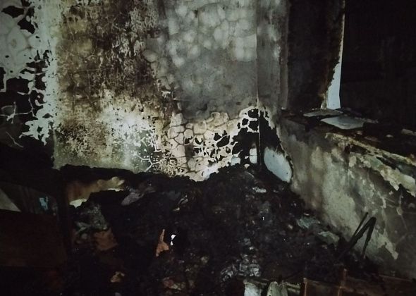В двухквартирном доме в поселке Сосновка произошел пожар