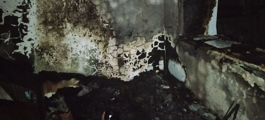 В двухквартирном доме в поселке Сосновка произошел пожар