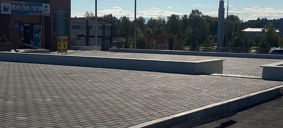 Благоустройство карпинского автовокзала подходит к концу