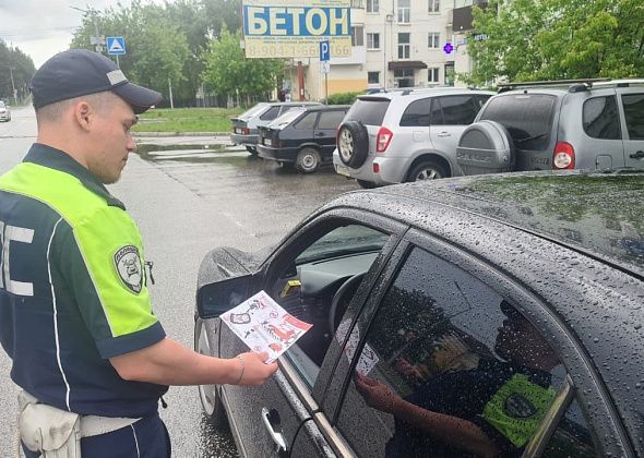 Карпинских водителей останавливали, чтобы призвать к внимательности на дороге