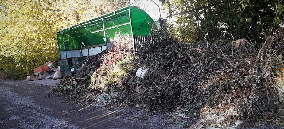 «УКХ» призывает карпинцев измельчать древесный мусор и выбрасывать его в бункеры для КГО