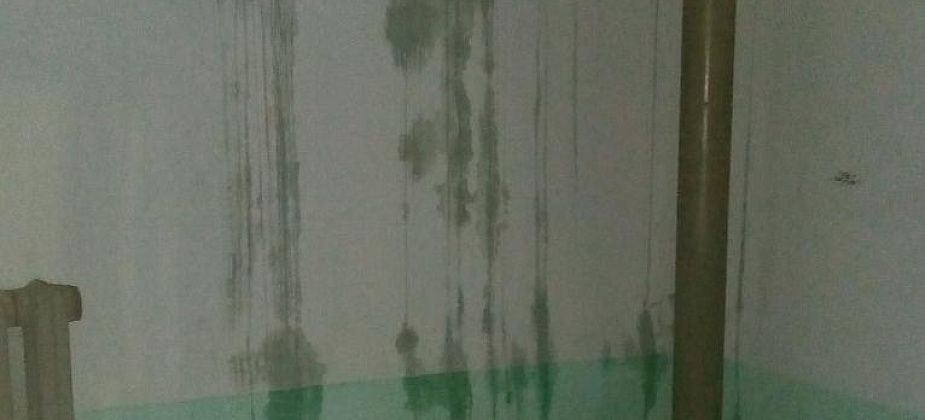 Жильцы третьего подъезда дома №69 на улице Пролетарской жалуются на потоп