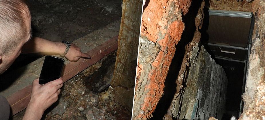 «Такой грохот был, мы все перепугались»: в квартире двухэтажки на Ленина начал обрушаться потолок